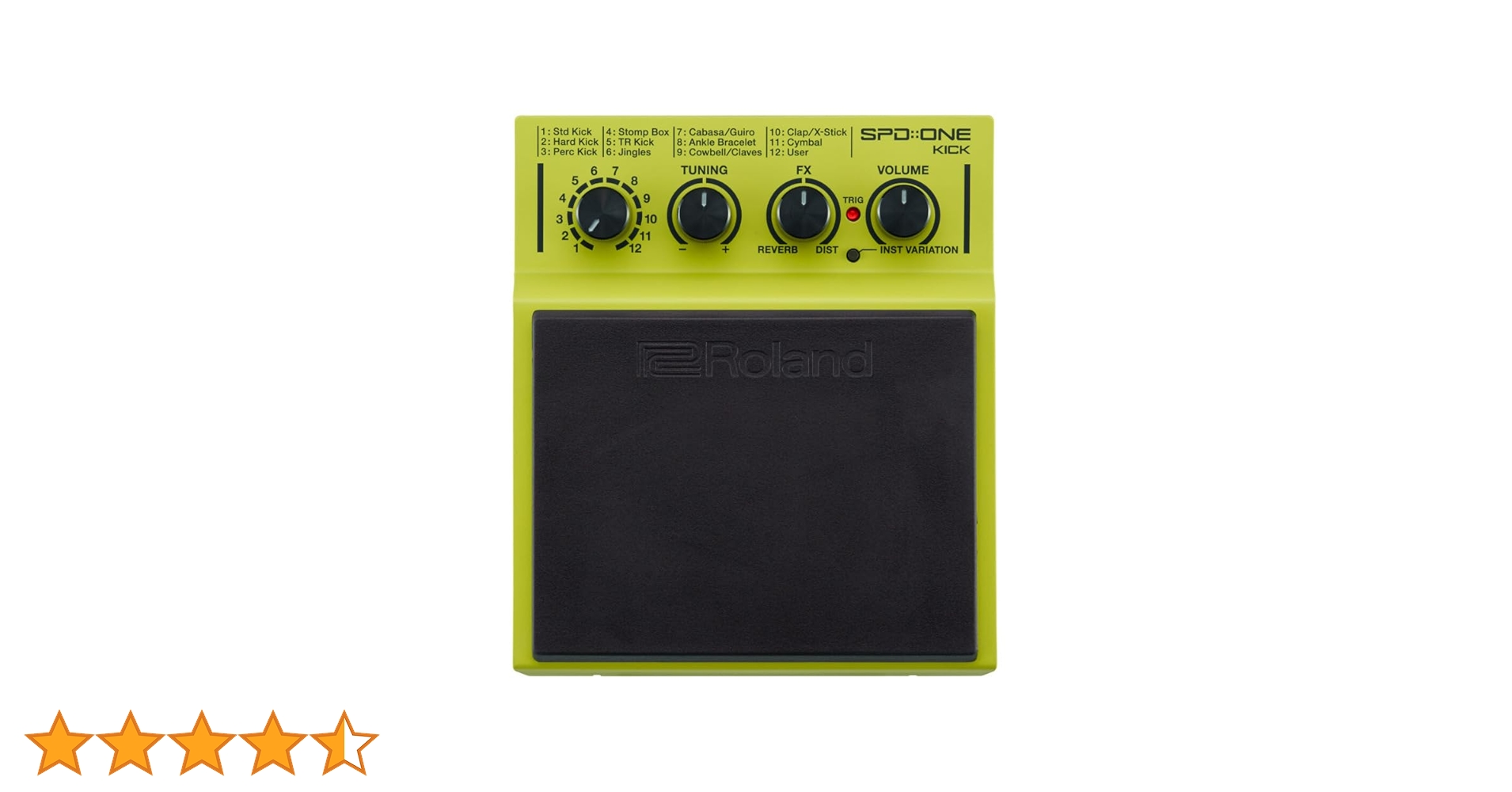 パーカッション・打楽器 Roland SPD:ONE KICK Roland SPD-ONE Kick Percussion Pad | Sweetwater